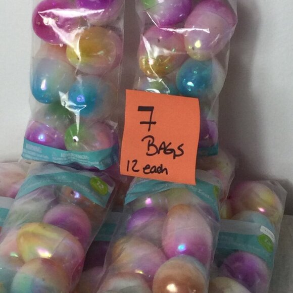 Lot of 7 Way to Celebrate Iridescent Mood Changing Easter Eggs 12 Count Each - Picture 3 of 7